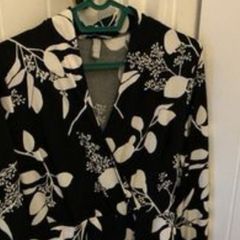 Black Wrap Over Dress size S