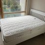 IKEA wooden bed with mattress Image 3