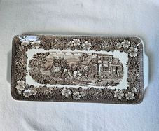 Printed Royal Tudor Ware Plate