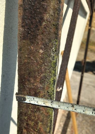 Iron gate frame