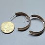 Vintage 9ct Gold Hoop Earrings Fully Hallmarked 1.46g Image 4