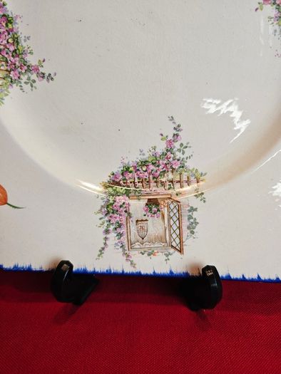 Antique plate Coronet Ware Parrott Company Burslem