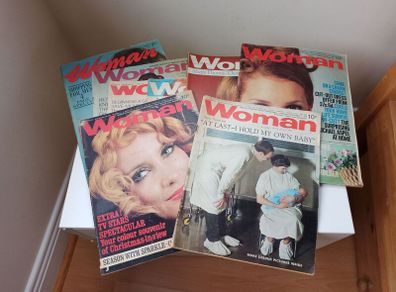 Vintage magazines, Woman, from 1962 to 1969