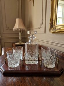 Galway Crystal Whiskey Decanter Set