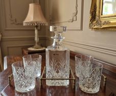 Galway Crystal Whiskey Decanter Set