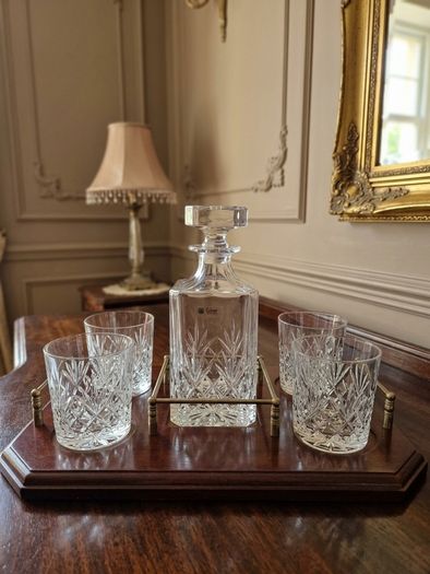 Galway Crystal Whiskey Decanter Set