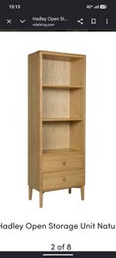 Solid oak bookcase