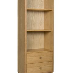 Solid oak bookcase
