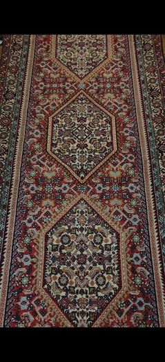 Stunning Persian Bidjar Rug and Runner Hand Knotted Rug Carpet