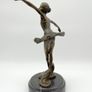 Ballerina - Patinated Bronze, Marble (Signed) Image 7