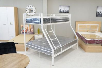 White Double Metal Bunk Bed FREE DELIVERY
