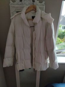 Ladies puffer coat.