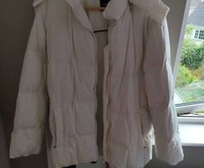 Ladies puffer coat.