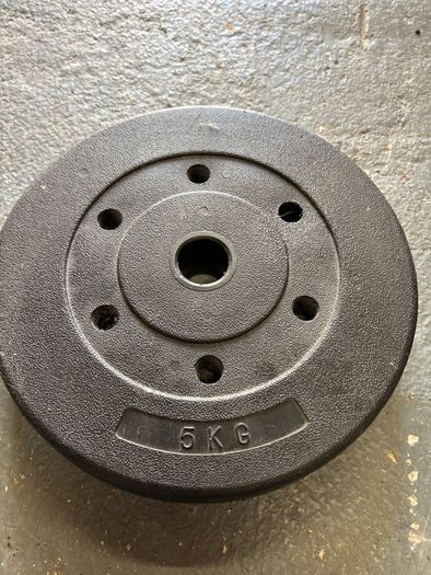 York and Pro Power weight plates.