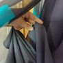 Monsoon silk vintage maxi dress size 10 (free postage) Image 6