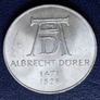 1971 Germany 5  Mark Albrecht Durer silver coin Image 4
