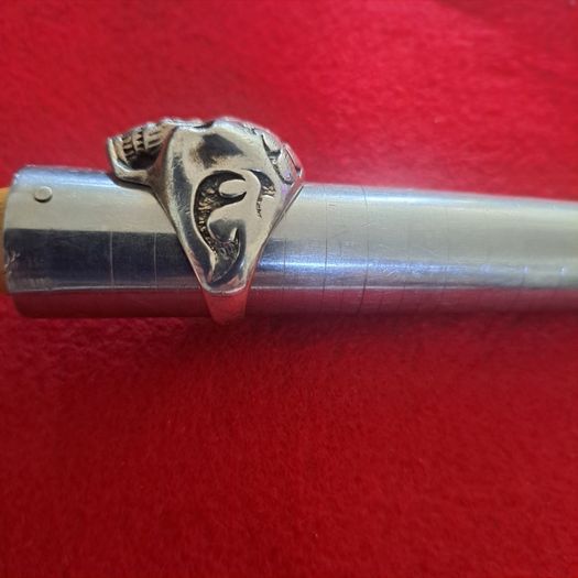 mans silver ring