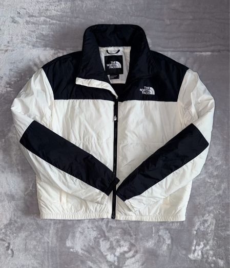 The North Face Size L Gardenia White/Black Gosei Puffer Jacket