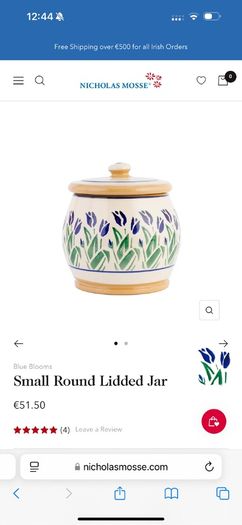 Nicholas Mosse small cookie jar