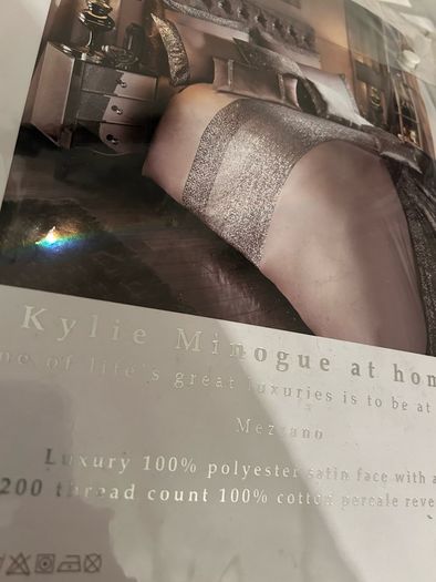 Kylie Minogue Mezzano Praline Huge King Size Bedding Set Duvet Cover Pillowcases