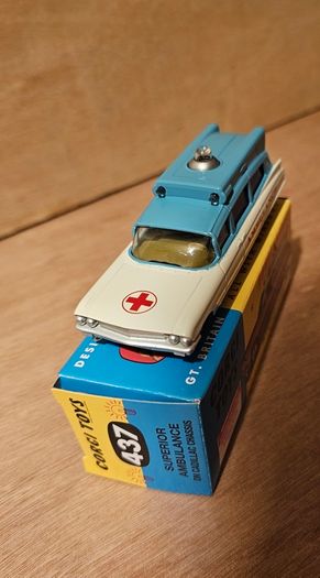 Corgi Superior Ambulance Re Issue Brand New With Battery Compartment Underneath