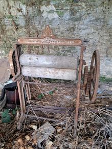 Antique laundry stand for garden