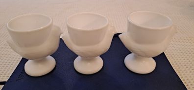 3 opaline egg cups France