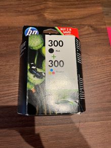 Hp 300 colour & Black ink cartridges
