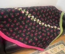 Handmade Double Layer Blanket Throw