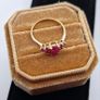 9ct gold ruby  ring Image 3