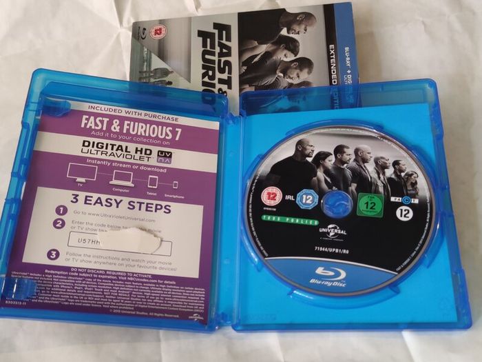 As New Fast & Furious 7 Blu-ray