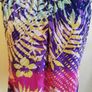 FREEPOST Ladies Splash Colour Floral Top By Spense Size M Lined Image 3