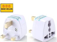 main image for ad Au Eu Us To Irish Uk Ac Power Plug Adapter