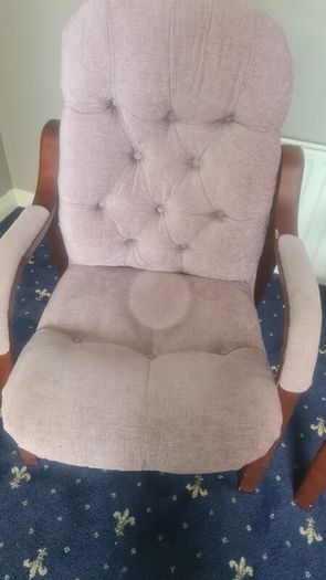 Two High Backed fireside Chairs