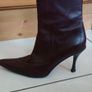 Dark brown / chestnut high boots Image 4