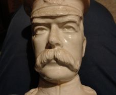 Antique WW1 era Kitchener Ceramic Character jug