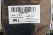 Alex Tech  25ft - 1 inch PET Expandable Braided Sleeving Black