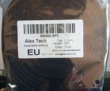 Alex Tech  25ft - 1 inch PET Expandable Braided Sleeving Black