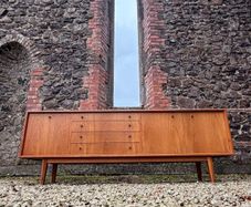 Mid century danish teak sideboards bedsides retro