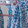 Sandro Rebelle Dress Blue Leopard Image 7