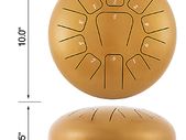 10 Inch Steel Tongue Drum In C Minor 11 Notes 25cm Hand Pan Drum Tank With Travel Bag Percussion Instruments Hand pan Drum