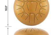 10 Inch Steel Tongue Drum In C Minor 11 Notes 25cm Hand Pan Drum Tank With Travel Bag Percussion Instruments Hand pan Drum