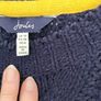 Joules Navy and white Jumper size 10 Image 3