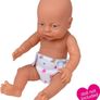 Fabric 3-Pack Nappies from Peterkin: Adjustable and reusable fabric dolls nappies Dolls & Accessories Age 18 Months (FREE POSTAGE) Image 5