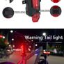 Bike Light, USB LED Rechargeable, Front and rear, Headlight Lamp Flashlight Cycling Safety Warning Light Image 10