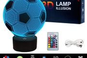 Football 3D LED Night Lamp with Remote Control