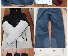 Full Skiing Gear Set (L) for approx. 182 cm 6'0"