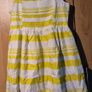 Next Yellow and White Striped Summer Dress 12Y Image 2