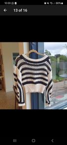 Zara limited Edition Crochet Sweater