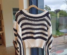 Zara limited Edition Crochet Sweater